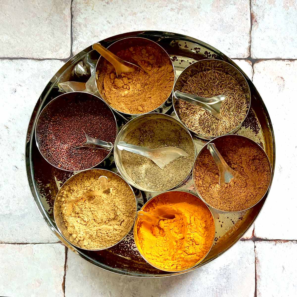 Indian spice dabba.